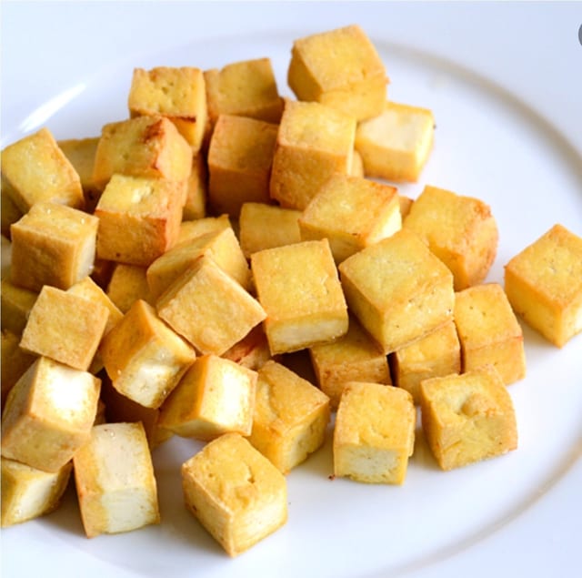 Golden Fried Tofu.