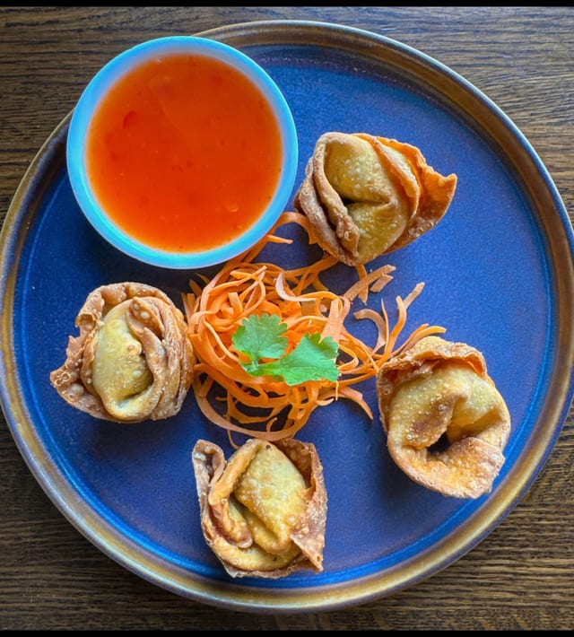 Crab Rangoon (5 Pieces).