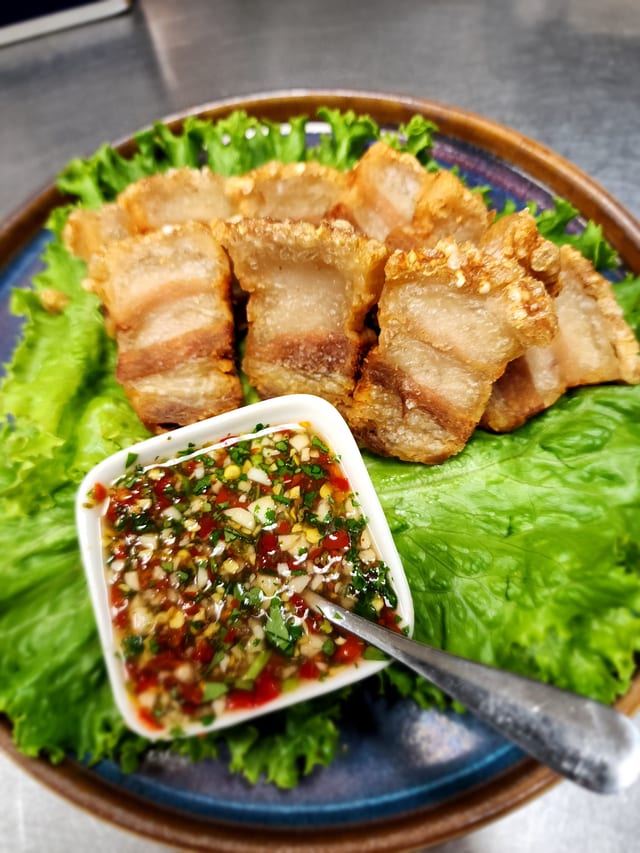 Crispy Pork Belly.