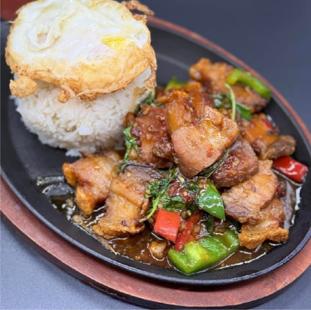 Crispy Pork Belly Kaprow.