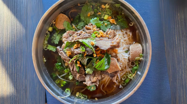 Thai Beef Noodle Soup.