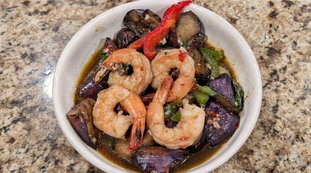 Spicy Eggplants.